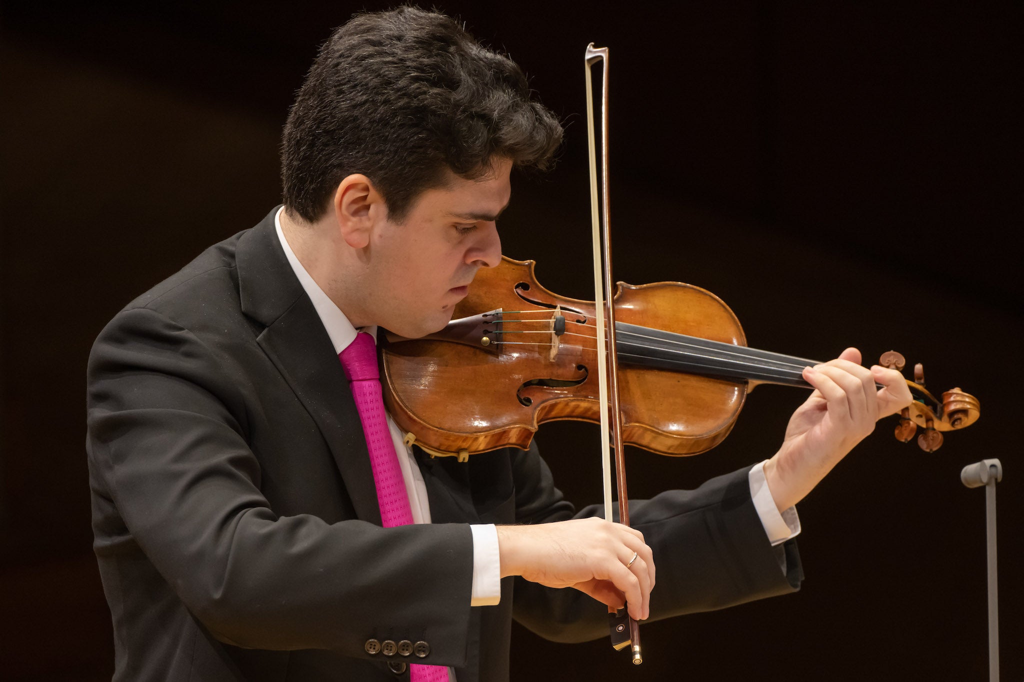 In the WestEastern Divan Orchestra, Israeli and Palestinian musicians